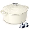 Enameled Cast Iron Dutch Oven - Umite Chef 5QT Pot