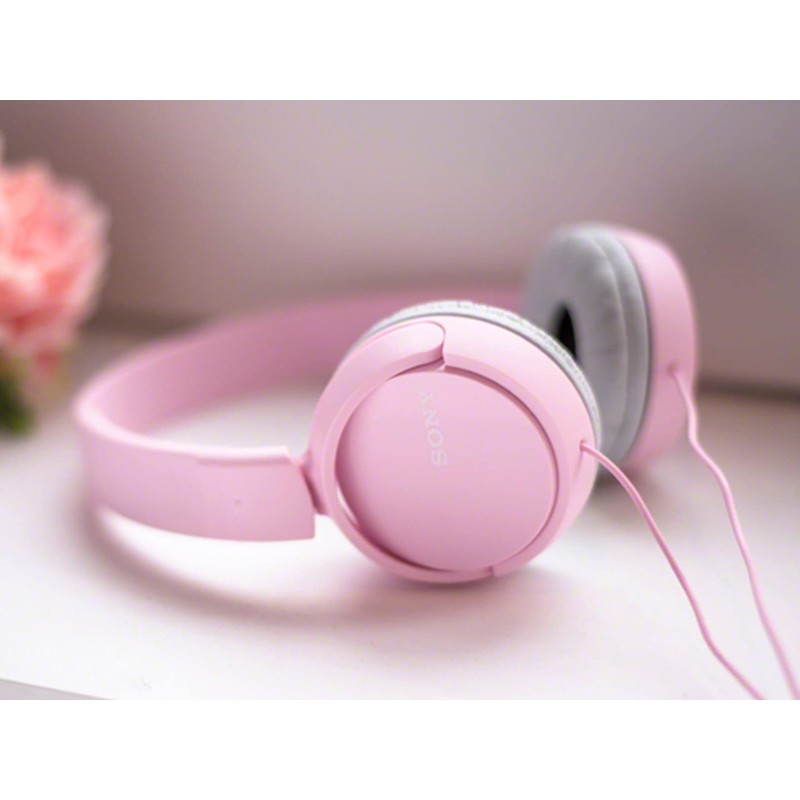 Sony MDR-ZX110 Headphones, Foldable, Pink, MDR-ZX110 P