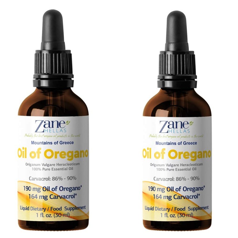 Zane Hellas 100% Greek Oregano Essential Oil Minimum 86% Carvacrol