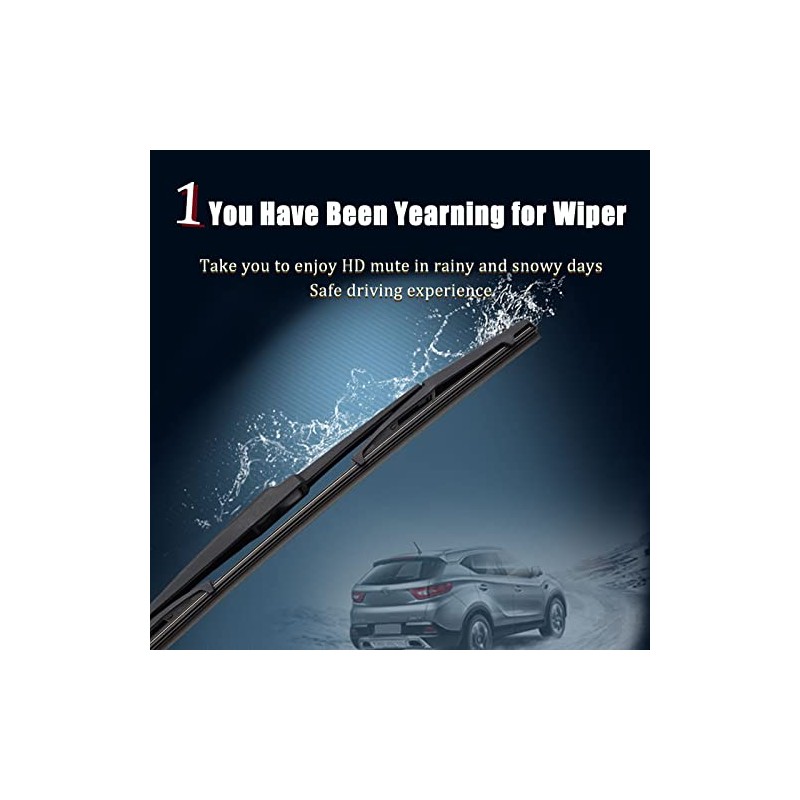 Rear Wiper Blade,8inch Car Back Window Wiper Replacement for Lexus