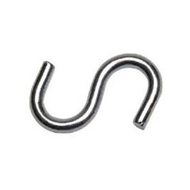 MINTCRAFT LR370 Large Open S-Hook, 1-1/2-Inch, Bright Zinc