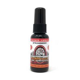 BluntPower (Strawberry, 1 Pack) Concentrated Air Freshener for Room and Car Spray - Oil-Based Diffuser Spray Bottle - Long-Lasting Bathroom Spray, Car Freshener, & Odor Eliminator Spray