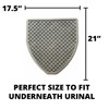 Urinal Mats Commercial (12 Pack) High-Tech Bamboo Charcoal Absorbs Odor