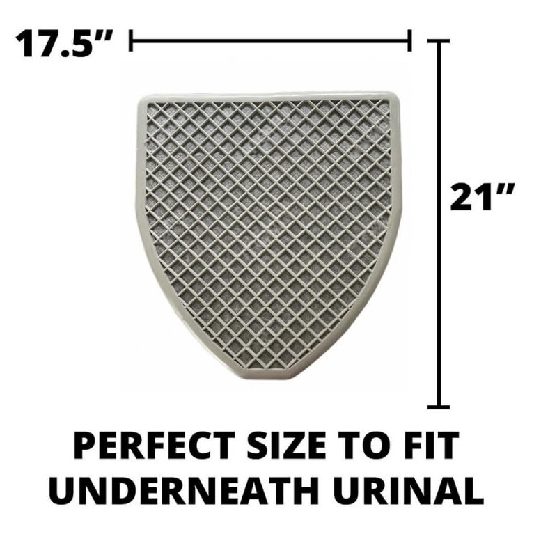 Urinal Mats Commercial (12 Pack) High-Tech Bamboo Charcoal Absorbs Odor