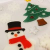 Global Gift Christmas Gel Stickers for Windows - Snowman and