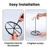 Banana Holder Stand,Stable Banana Holder with Hook &Wider Base,Rust-Proof Metal