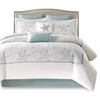 Harbor House 4-Piece Maya Bay Cotton Embroidered Oversized Comforter Set,