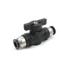 POWERTOOL Pneumatic Connector Plastic Ball Valve Lever Shut-off Valve Air