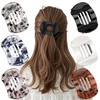 6 Pack Elegant Hair Claw Clips for Women – Durable