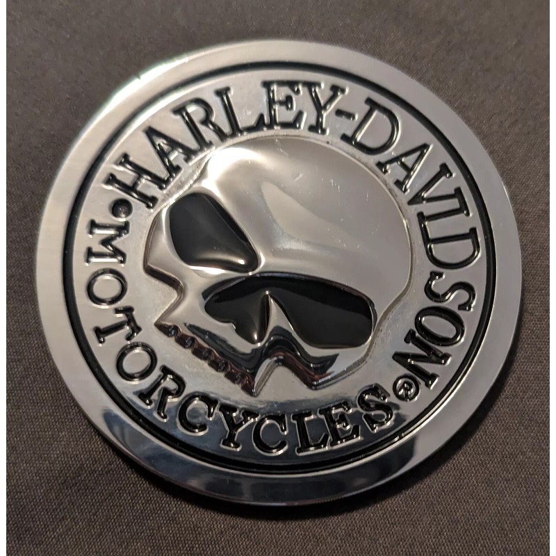 Unbranded 3D Willie G Polished Solid METAL Emblem Badge Harley