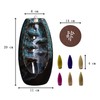 xunfu Backflow Incense Burner, Incense Waterfall Ceramic Incense Burner with