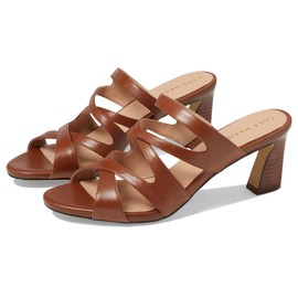 Cole Haan Alyse Heeled Sandal 65 mm Dark Sequoia Leather 5 B (M)