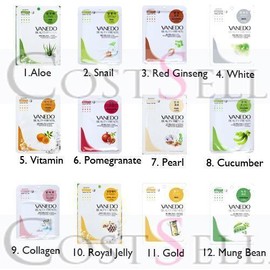 Beauty Friends Vanedo Korea Essence Mask Sheet 12pcs (6 x 2 pc) [Beauty Friends]