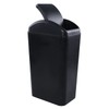 Jandson 14 L Slim Kitchen Garbage Can with Lid, Black