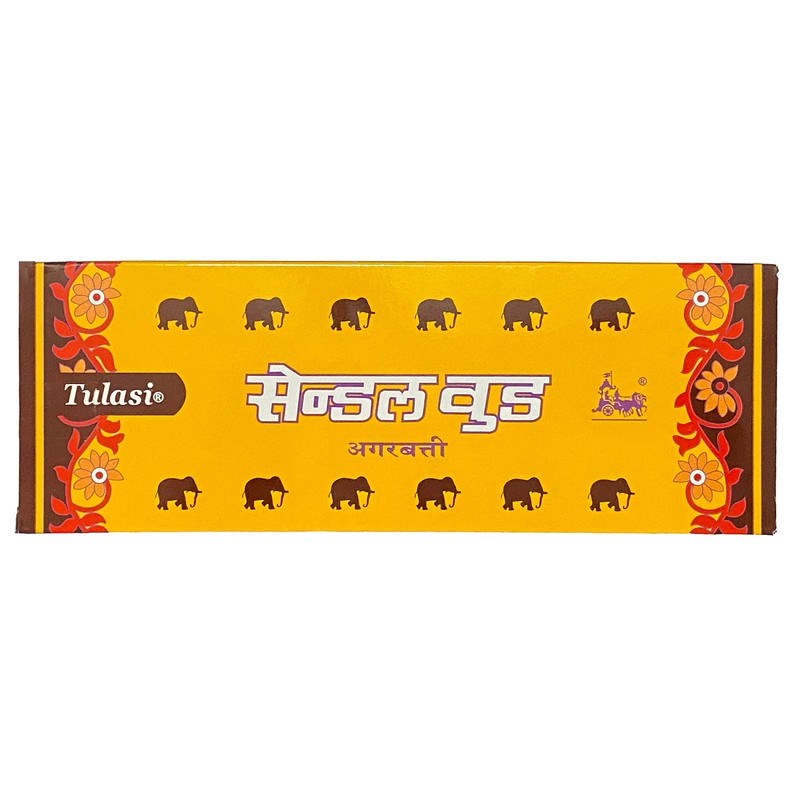 Tulasi Sandalwood Agarbathies | Set of 6 Hex Tubes |