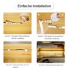 WOBANE LED Under-Unit Light with Switch, 4 x 50 cm
