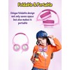 Voopwink Kids Headphones with Microphone, Wired Over Ear Headsets with