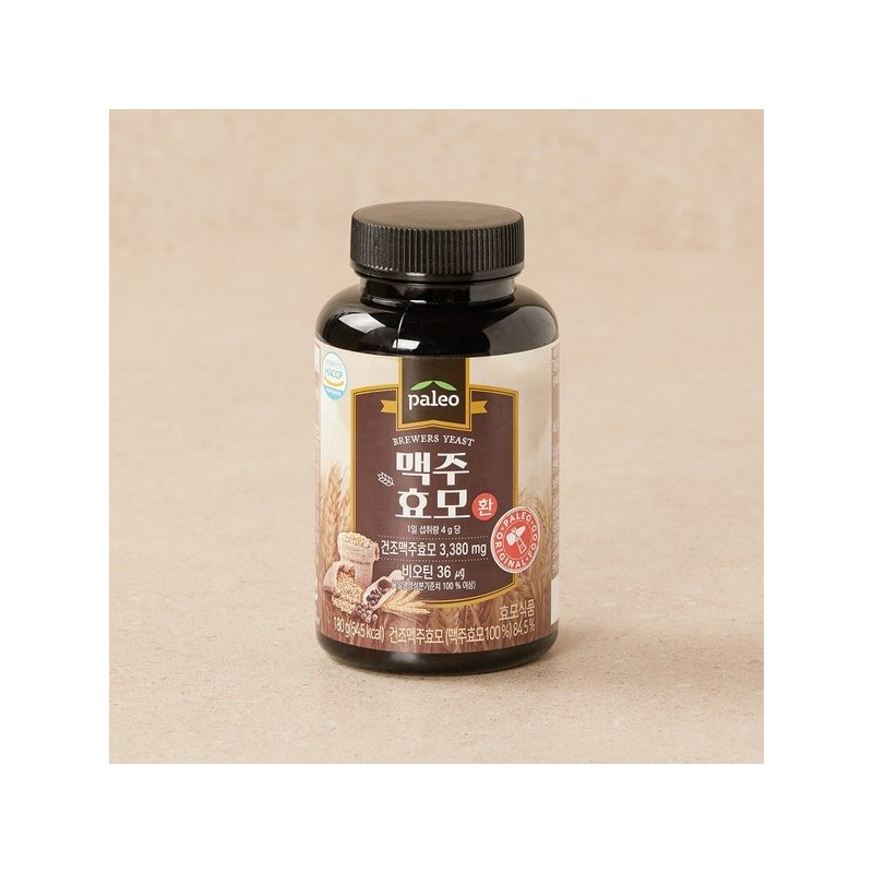 Paleo Brewer's Yeast Biotin 180g (1 bottle) (N4) / 팔레오