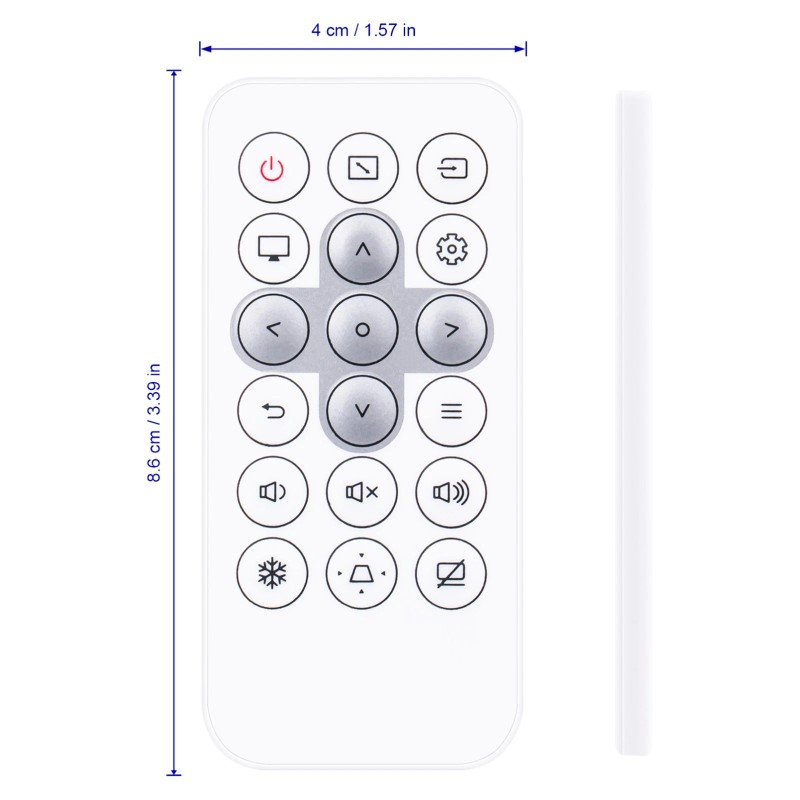 For Optoma New Replace Remote for Optoma Portable Projector ZW350ST