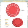 sourcing map 100pcs Paper Doilies, 4.5 Inch Lace Paper Doilies,