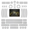 Reflector Sticker, Reflector Sticker Bicycle, Reflective Sticker Reflective Tape for