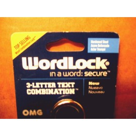 Wordlock PL-095-AX Word Combination Lock "Qty 1" NEW sealed package