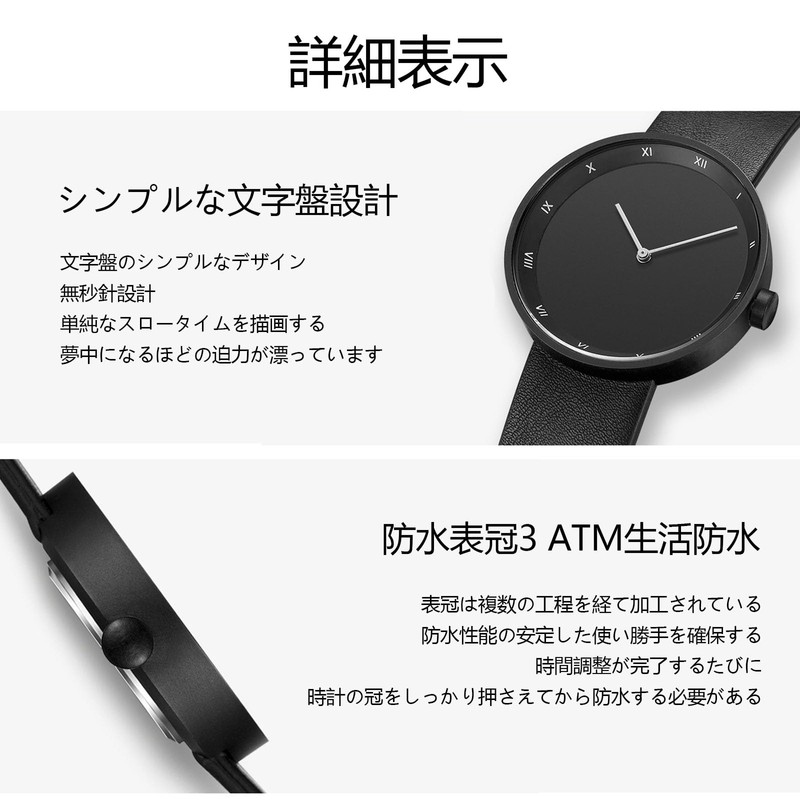 SZSL Stylish Casual Quartz Watch Lightweight Simple Design Waterproof Stable