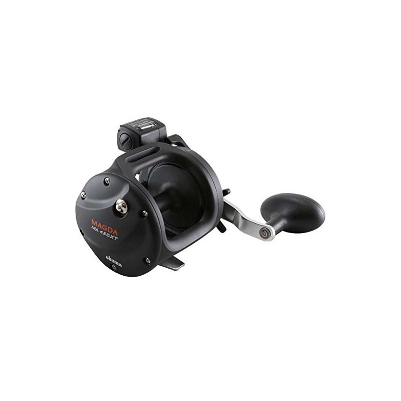 Okuma MA-30DLXT New Magda Linecounter Reel, Left Hand,Black