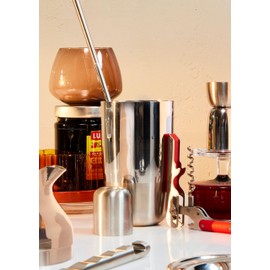 Craighill Mescola Cocktail Shaker Set - Premium Stainless Steel Barware Set with Cocktail Shaker, Jigger & Weighted Stirring Spoon, Bartender Kit with Bar Tools