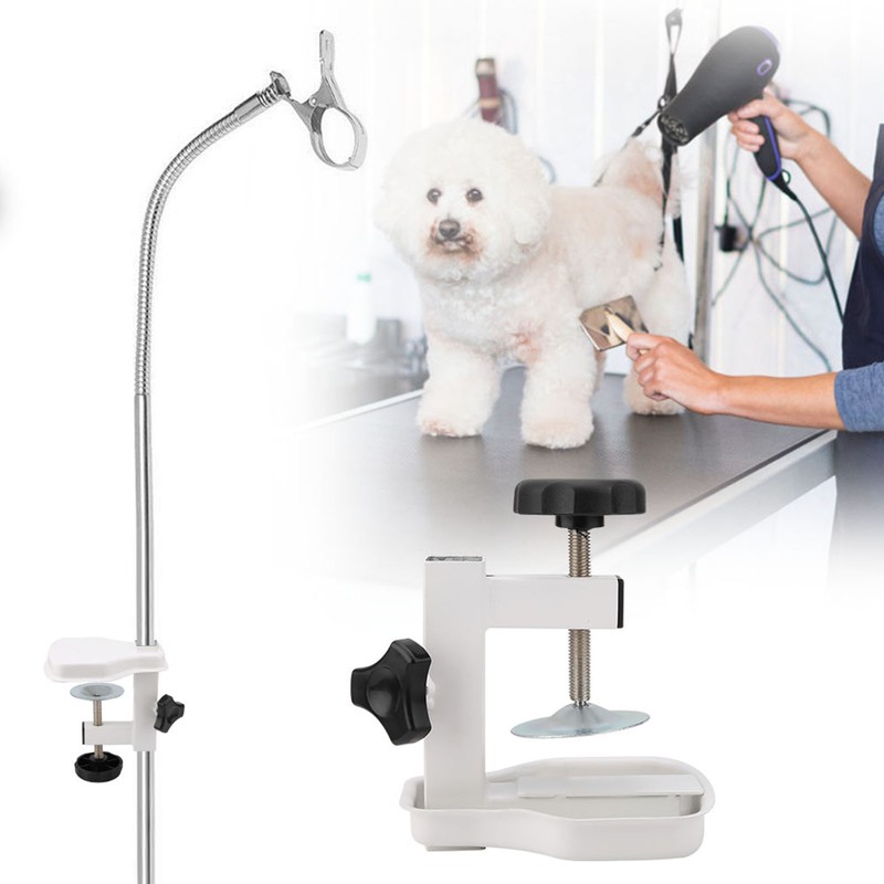 Pet Grooming Table Arms Hair Dryer Clamp Clip Holder(Inner Dia