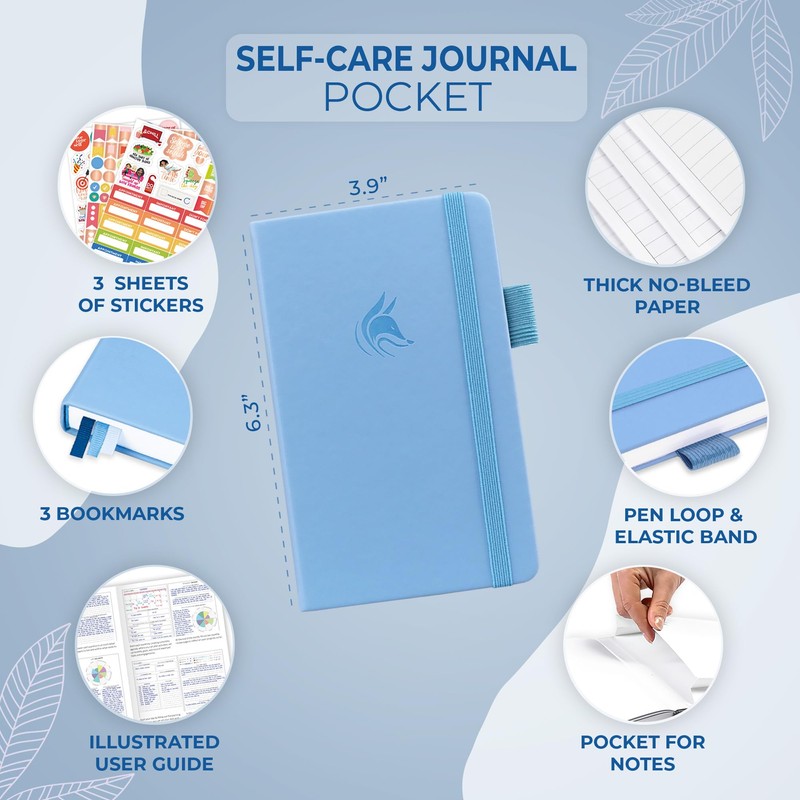 Clever Fox Self-Care Journal – Daily Reflection Notebook – Mental