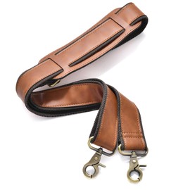 Men's Thick Shoulder Strap, Approx. 33.5 - 53.1 inches (85 - 135 cm), Adjustable Length, Men's Shoulder Leather, Super Durable Shoulder Strap, Replacement Handle Strap for Shoulder Bags, PC Bags