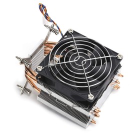 CPU Cooler for LGA2011 1366 1150 1151 1155 1156 Computer Supplies, 9cm Cooling Fan CPU Cooling Fan with Back Plate and Bracket, Easy Installation