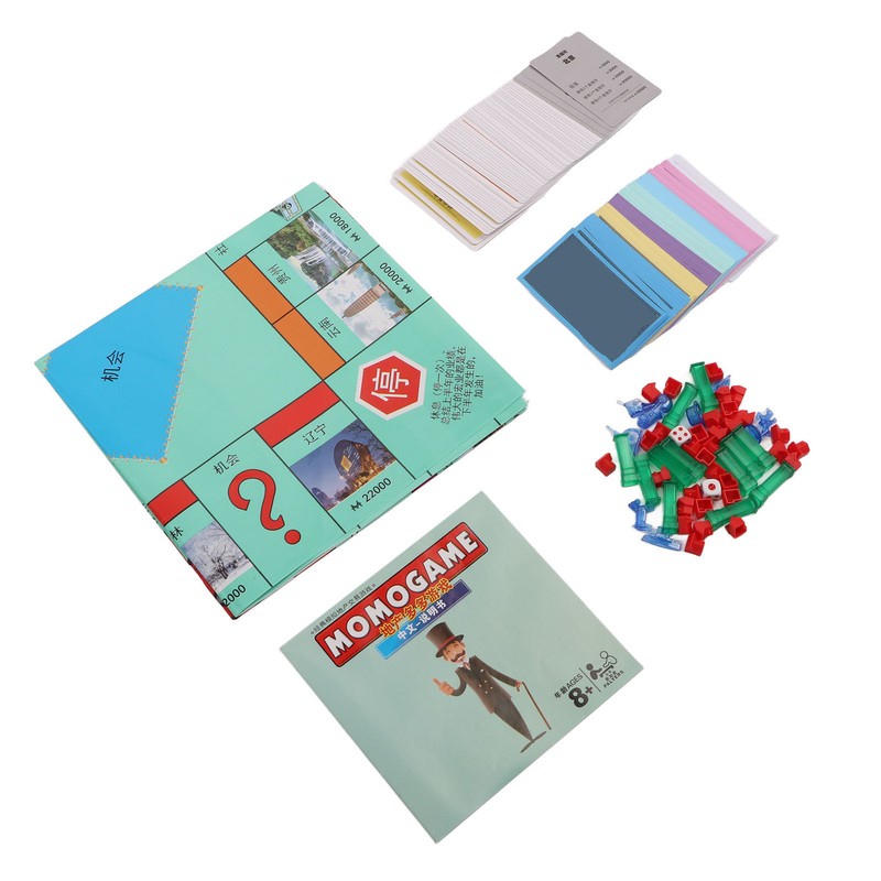 Family Board Game China Location Desktop Dice Game Cartoon Chess
