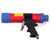 Pneumatic Glass Glue Gun Air Caulking Straight Adjustable Aluminum Power