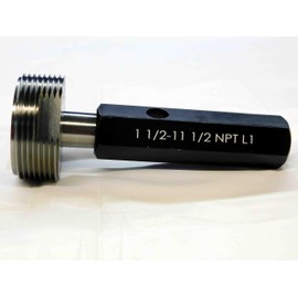 New 1 1/2 11 1/2 NPT L1 Pipe Thread Plug GAGE 1.5 11.5 N.P.T. L-1 Inspection