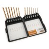 Montana Brands MB-64340 14 Piece Titanium Coated Drill Bit Set