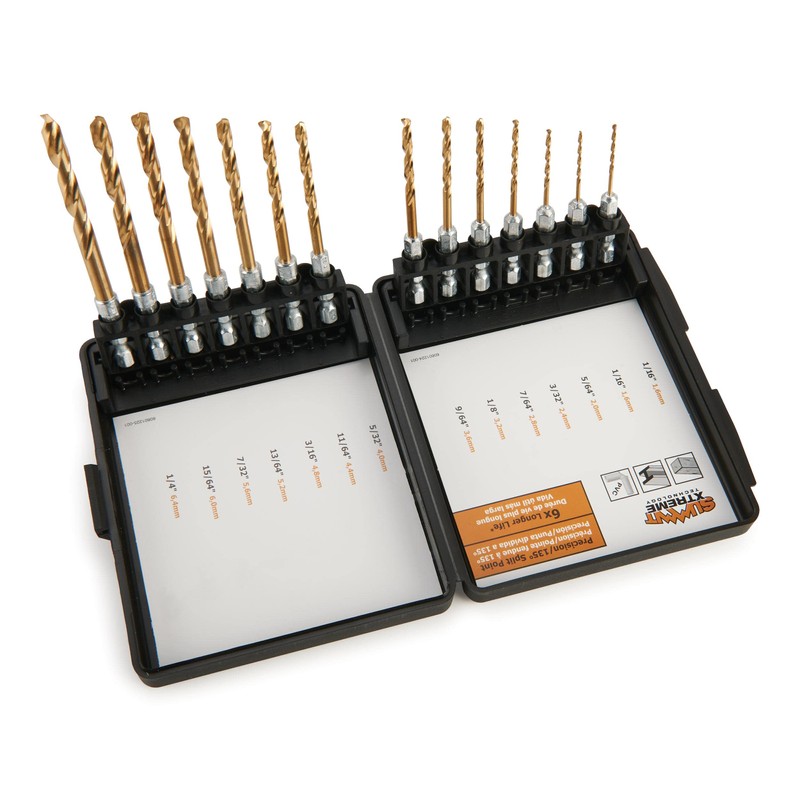 Montana Brands MB-64340 14 Piece Titanium Coated Drill Bit Set