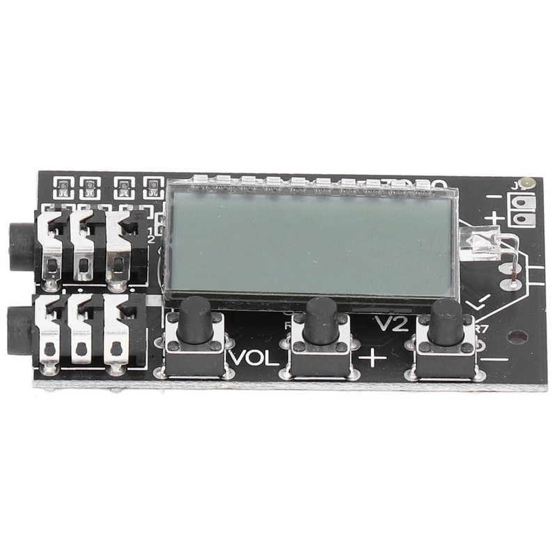 FM Transmitter Board Digital LCD 2 Channel 76MHz‑108MHz Stereo Audio