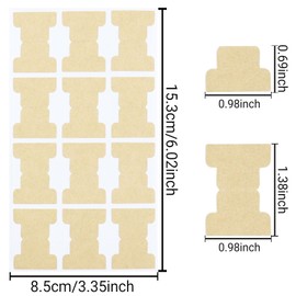 Sticky Index Tabs 20 Sheets Writable Paper Page Markers for Notebooks, Books, Self-Adhesive Tabs for Annotating Books, File Classification, Double Sided