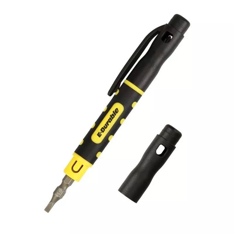 EDurable Pocket Pen Screwdriver Set With Phillips And Flathead Screwdriver,
