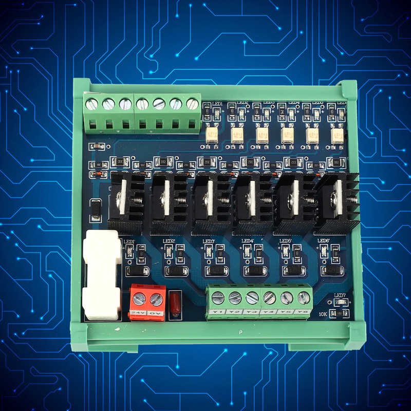 6-channel PLC DC Amplifier Transistor Output Power Board
