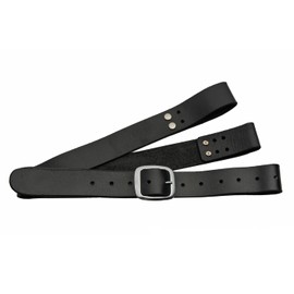 SZCO Supplies Adjustable Black Leather Shoulder/Waist Belt Holster for Medieval/Samurai Swords, 38 inches
