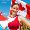 DPKOW Canada Day Face Tattoos, 4pcs Canada Day Temporary Tattoos