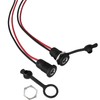 LUORNG 5Pcs 10A DC-099 Power Jack Cord Socket Threaded Female