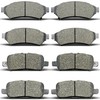 ALADICHE Front Rear Brake Pads Compatible with 2005-2009 Buick Allure,for