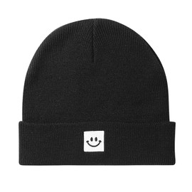 MaxNova Black Baby Beanie 6-12 Months,12-36 Months