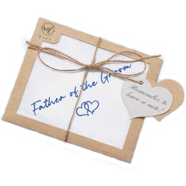 W&F GIFT Handkerchief - 12" x 12" - Something Blue