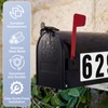 Moxweyeni 6 1/4 x 8 Inch Mailbox Door Replacement with