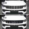 JeCar Rejilla Inserts ABS Front Grill Cover Exterior Accesorios para